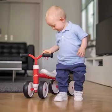 Smoby: Rookie mașinuță fără pedale, cu cadru metalic - roșu - .foto