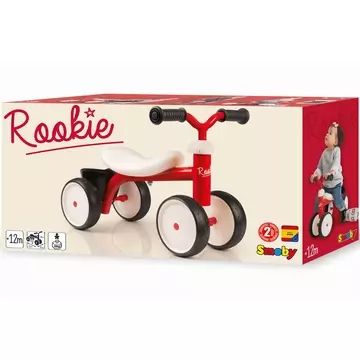 Smoby: Rookie Rutschauto ohne Pedale, mit Metallrahmen - Rot - . bild aus