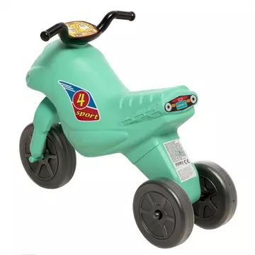 Superbike motocykel bez pedálov - stredná, mätová zelená - .Obrázok