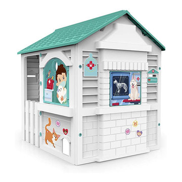 Clínica veterinária com área de recreação - .Imagem