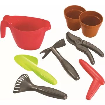 Écoiffier: Carrinho de ferramentas de jardim com puxador - .Imagem