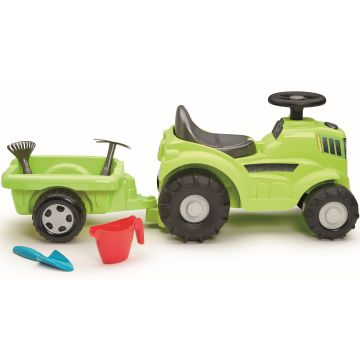 Écoiffier: Bébitaxi traktor utánfutóval - 81 cm - . kép