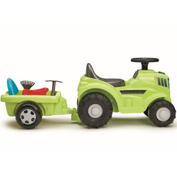 Écoiffier : Tracteur sans pédales avec remorque - 81 cm - .image