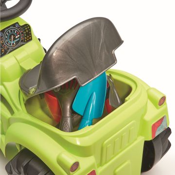 Écoiffier: Bébitaxi traktor utánfutóval - 81 cm - . kép