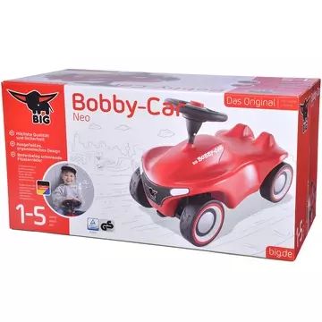 BIG: Bobby Car Neo bébitaxi - piros - . kép