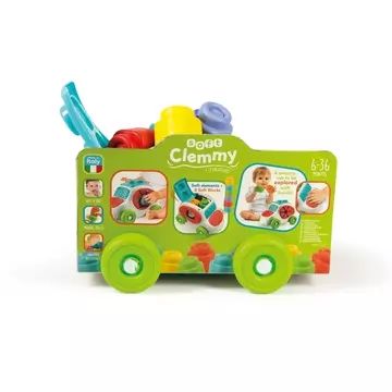 Clemmy Baby: Carrinho colecionador de blocos macios - .Imagem