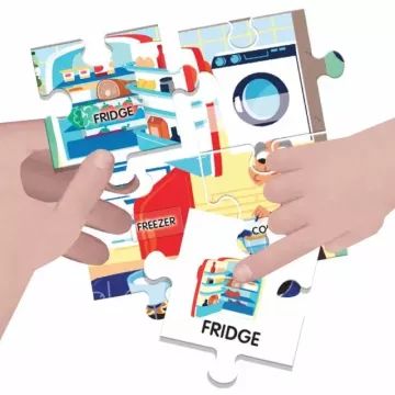 Headu: Gemakkelijk Engels leren - Mijn huis - puzzel - .afbeelding