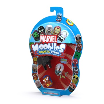 Wooblies Marvel meglepetés csomag, 2 db figura kilövővel - . kép