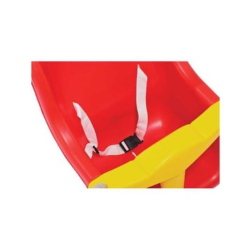 DeLux biztonsági bébihinta piros-sárga - . kép