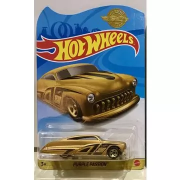 Hot Wheels: Gold Edition Series 2021 - Mașinuță Purple Passion aurie, ediție limitată