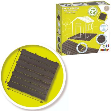 Smoby: Conjunto de pisos para casas de jardim 45 x 45 cm - 6 peças - .Imagem