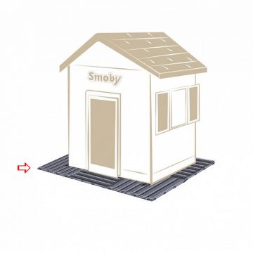 Smoby: Vloerenset voor speelhuisjes, 45 x 45 cm - 6 stuks - .afbeelding