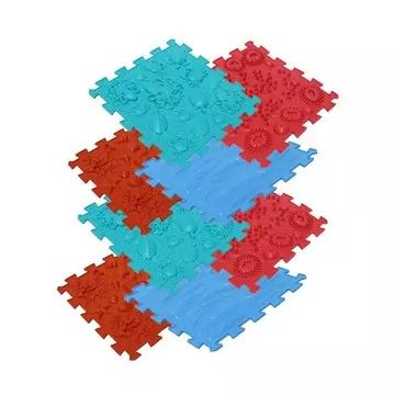 Ortho Puzzle: Ortopédiai masszázs szőnyeg szett, 8 darabos - Tenger - . kép