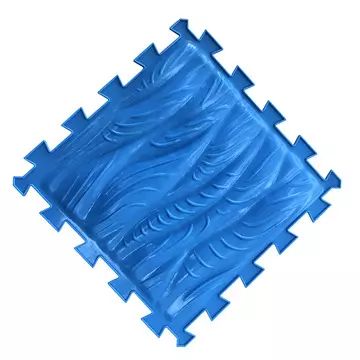 Ortho Puzzle: Ortopedski masažni tepih set, 8 delov - Morje - .slika