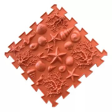 Ortho Puzzle: Ортопедичен масажен килим комплект, 8 части - Море - . изображение