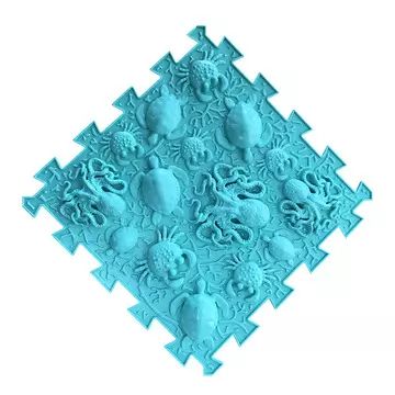 Ortho Puzzle: Ortopedski masažni tepih set, 8 delov - Morje - .slika