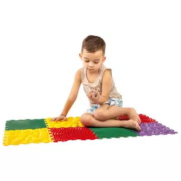 Ortho Puzzle: Ortopédiai masszázs szőnyeg szett, 8 darabos - Erdő - . kép