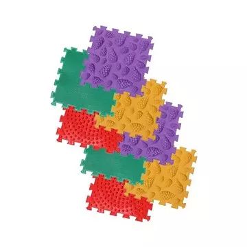 Ortho Puzzle: Ortopédiai masszázs szőnyeg szett, 8 darabos - Erdő - . kép