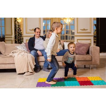 Ortho Puzzle: Set de covorașe de masaj ortopedic - Savana - .foto