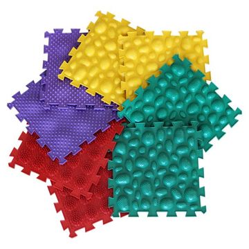 Ortho Puzzle: Set de covorașe de masaj ortopedic - Savana - .foto