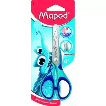 MAPED: Essentials Soft tesoura escolar, 13 cm - várias opções - .Imagem