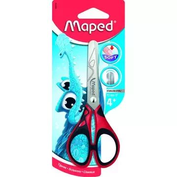 MAPED: Essentials Soft šolske škarje, 13 cm - različne - .slika