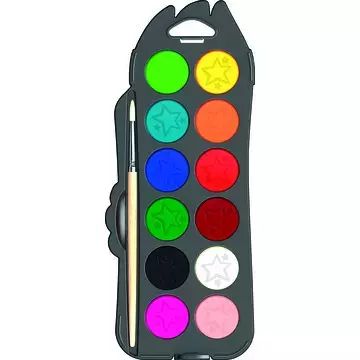 MAPED: Color Peps acquerelli con pennello omaggio - 30 mm, 12 pezzi - .immagine