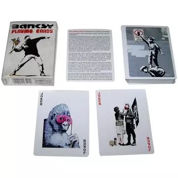 Banksy francia kártya - . kép