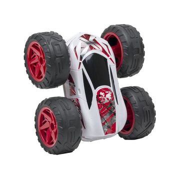 Silverlit: Gyrotex távirányítós kaszkadőr autó 1:12 - fehér-piros - . kép