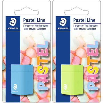 Staedtler: Pastel Line 1 lyukú műanyag hegyező, fiús - többféle