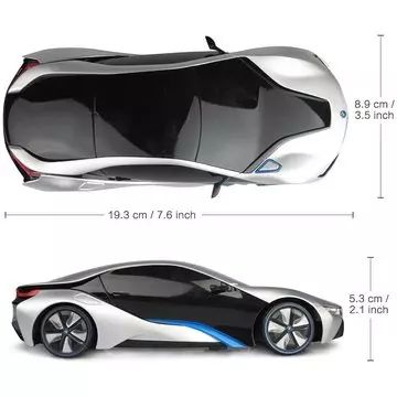 Rastar: zdalnie sterowany samochód BMW i8, skala 1:24 - .zdjęcie 