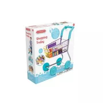 Carrinho de compras com produtos - 16 peças - .Imagem