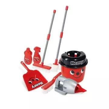 Chariot de nettoyage Deluxe Henry avec 9 pièces - rouge - .image