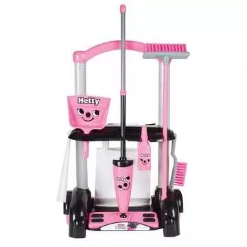 Hetty Schoonmaakkar met 6 accessoires - roze - .afbeelding