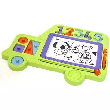 Roo Crew ECO: Mágneses firkatábla - iskolabusz - . kép