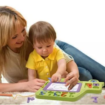 Roo Crew ECO: Mágneses firkatábla - iskolabusz - . kép