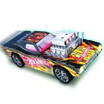 Hot Wheels: Csináld magad - Rodger Dodger LED világítással - . kép
