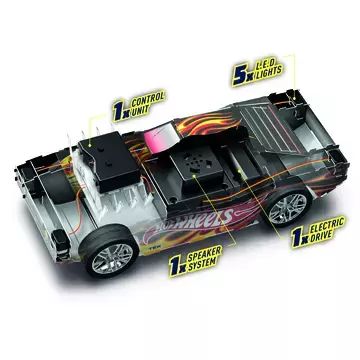 Hot Wheels: Csináld magad - Rodger Dodger LED világítással - . kép