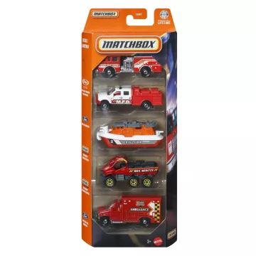 Matchbox: Kisautók 5 db-os csomagolásban - többféle - . kép