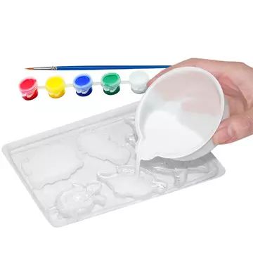 Hűtőmágnes készítő szett - Dinók - . kép