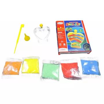 Zestaw do tworzenia świecących w ciemności piaskowych ozdób – różne rodzaje - .zdjęcie 