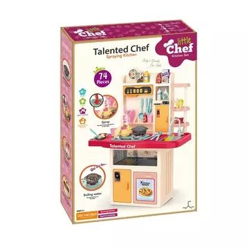 Getalenteerde Chef: Kinderkeuken - roze, 74 stuks. - .afbeelding