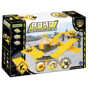 Wader: Play Tucks City autópálya építő állomás játékszett - 3,7 m - . kép