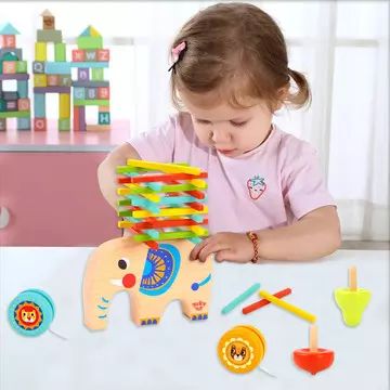 Tooky Toy: Behendigheidsspelletjes van hout - cadeaupakket - .afbeelding