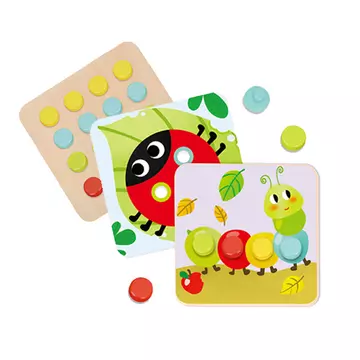 Tooky Toy: Fejlesztő kártya puzzle - állatok
