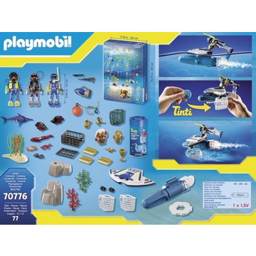Playmobil: Adventi naptár - Rendőrbúvár 70776 - . kép