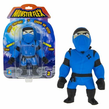 Monster Flex: Figurină monstru care poate fi întins, S2 - Blue Ninja