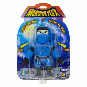 Monster Flex: Figurină monstru care poate fi întins, S2 - Blue Ninja - .foto