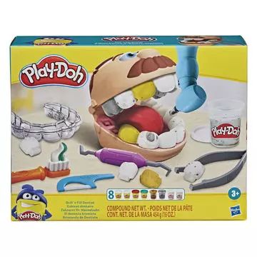 Play-Doh: Fogászat és fogszabályzás gyurmaszett - CSOMAGOLÁSSÉRÜLT - . kép