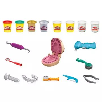 Play-Doh: Fogászat és fogszabályzás gyurmaszett - CSOMAGOLÁSSÉRÜLT - . kép